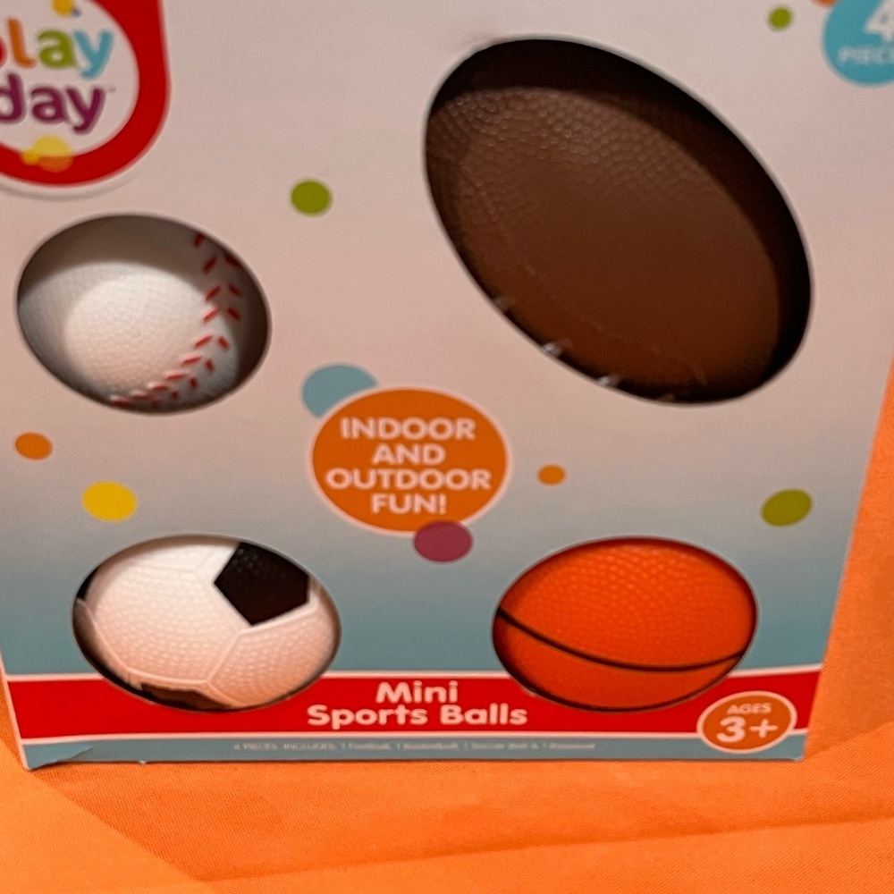 6/$25 Kids Sports Ball Play Set Play Day - Picture 2 of 6